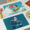 Cartoon Ponyo New Super Absorbent Coffee Dish Kitchen Absorbent Draining Mat Drying Mat Quick Dry Bathroom Placemat 1