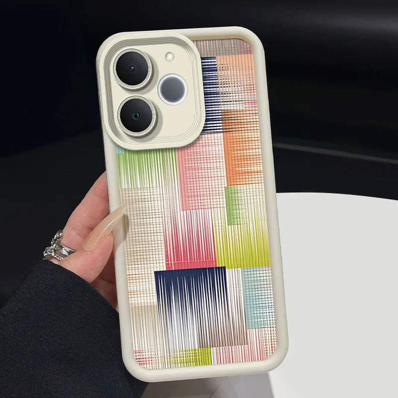 Sleek Anti-Scratch Soft Phone Case with Full Camera Protection and Contemporary Design