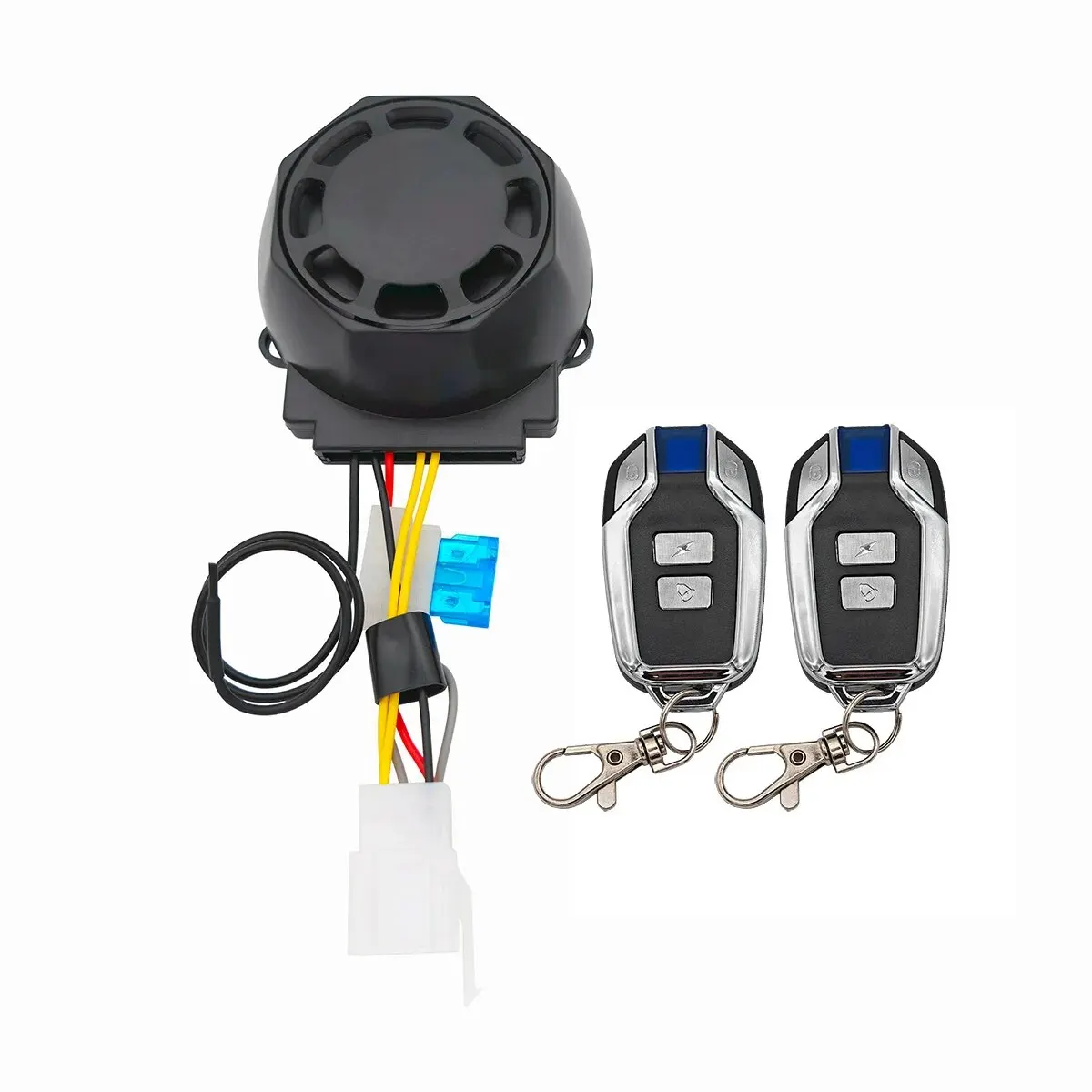 Anti Theft Alarm 12V Universal Vibration Double Flash Prompt Car Search Sensitivity Adjustable