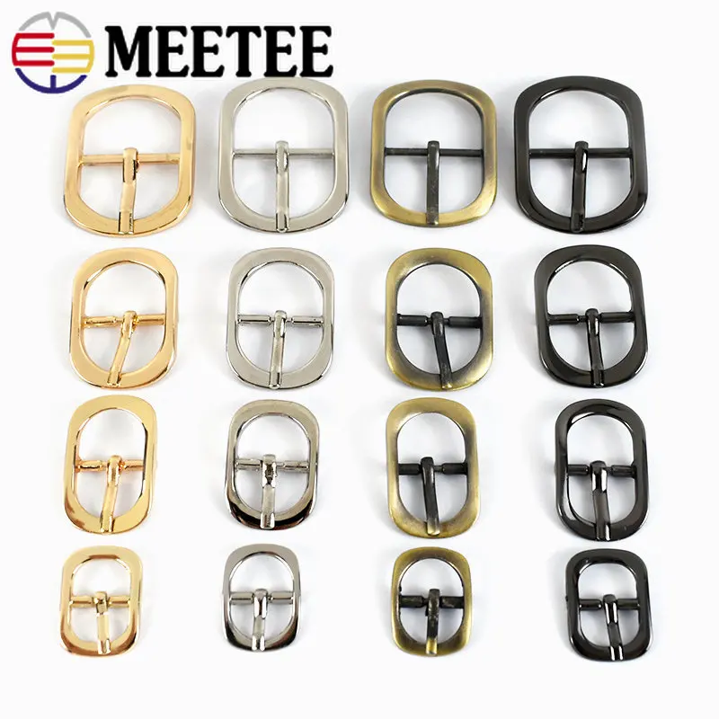 

Металлические пряжки для ремня Meetee 12-38 мм, 5 шт., пряжка для обуви, пряжка для сумок, застежка для ремня, кожаные аксессуары для рукоделия