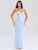  Sexy Two Piece Sets Women Neckerchief Strapless Crop Tops And Maxi Skirt Sets Sexy Club Party Skirt Two Piece Sets