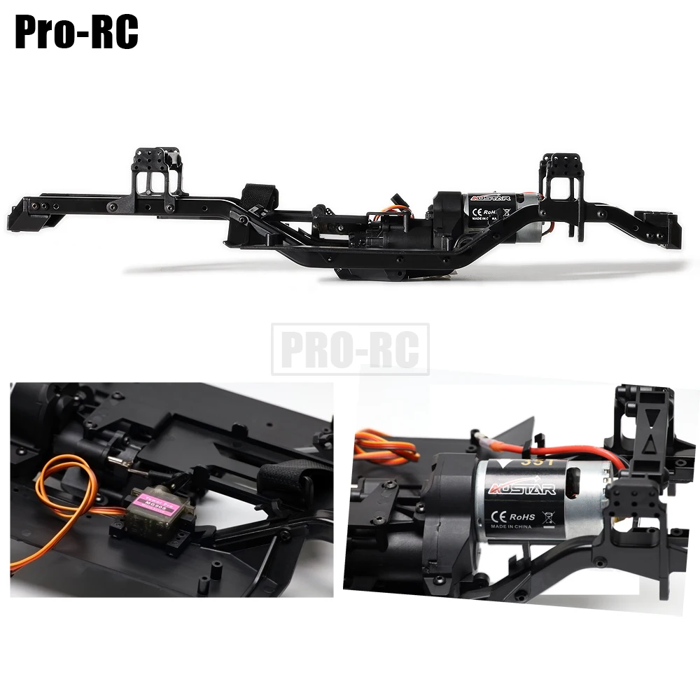 2-Speed Transmission Chassis TRX4 Frame with Motor for 1/10 RC