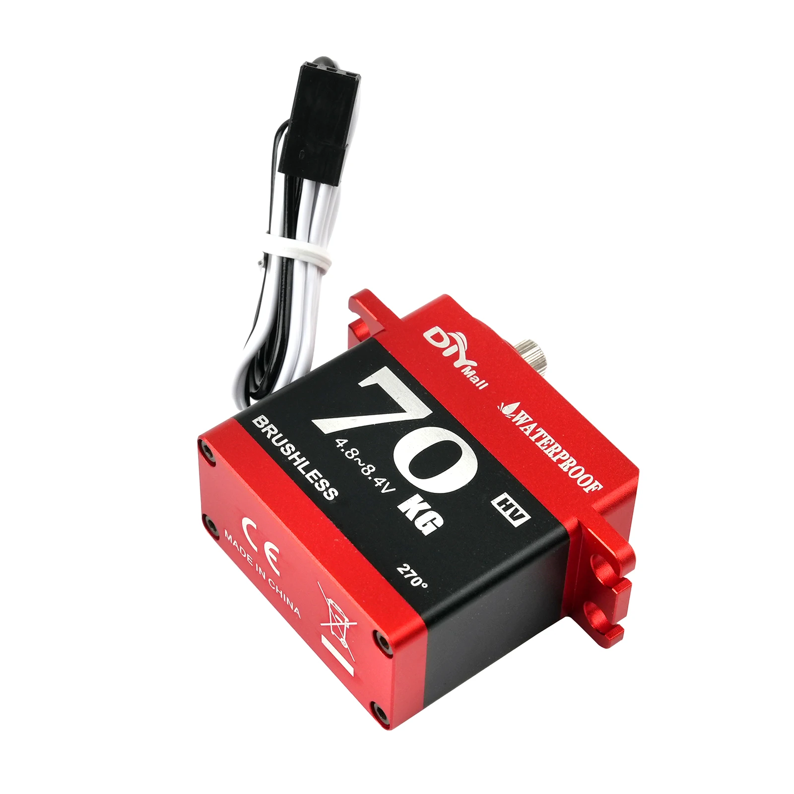 BLS-HV70MG 70KG Digital Servo Waterproof IP66 Large Torque Brushless Motor Steel Gear Servo for 1/8 1/10 RC Car Crawler Robot