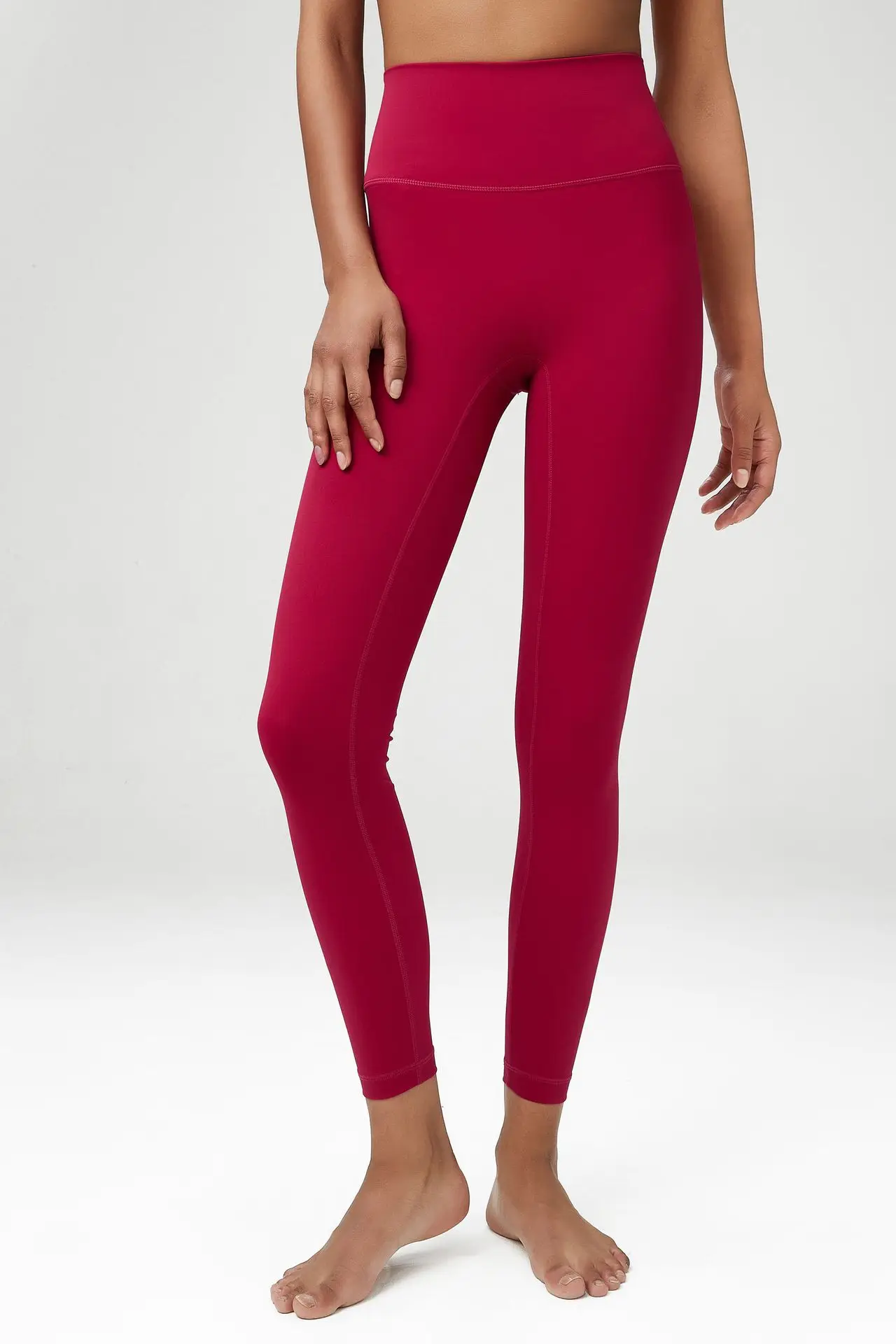 Maxdutti 2023 Fashion Pants Women Comfortable Stretch High Waist Yoga With Pockets Solid Skinny Sports Gym Pants Legging Women