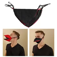 Маска Черной птицы, креативная забавная маска для рта животных, 3D маска для рта животного, птичий клюв, крышка для лица, праздничное платье, подвижная маска животного — изображение 5