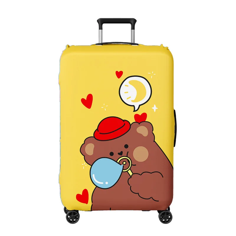 2023 Spring Fashion Sports Trolley Case Cover Roller Travel Case Cover Cute Cartoon Rolling Luggage Cover Case