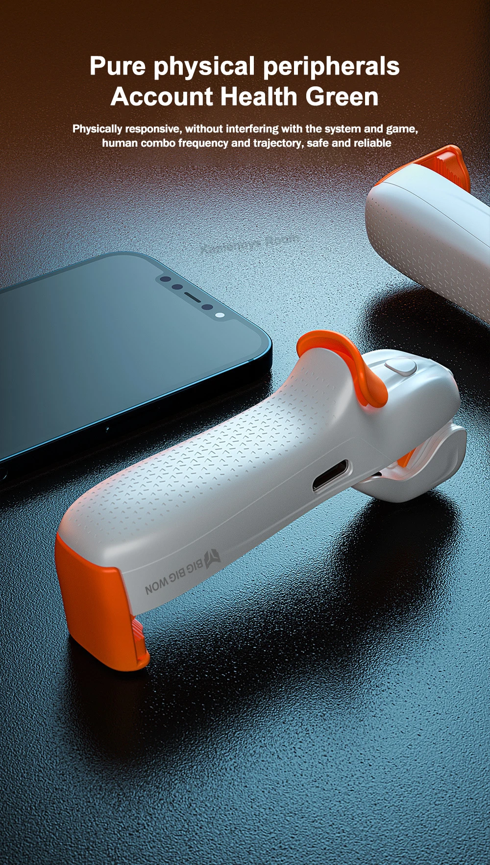 M1 Mobiler Schießknopf-Trigger mit Vibration für PUBG-Gamecontroller-Jostick für iOS- und Android-Gamepad-Spiele_voghion.com