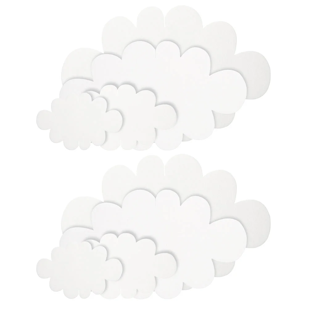 

64 Pcs 3D Cloud Decorations Hanging Clouds Ceiling Artificial Clouds Props Cloud Wall Decor Clouds Imitation Decorations Baby