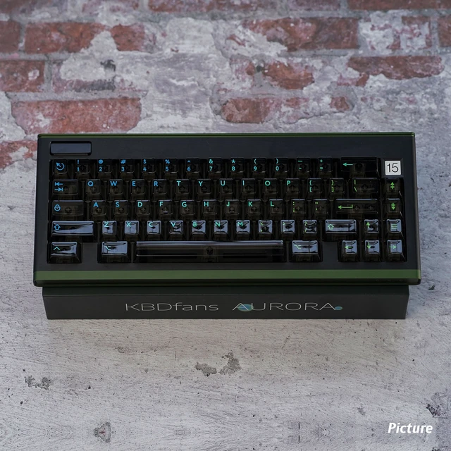 激安超安値 KBDFANS CLEAR AURORA キーキャップ 未開封 PC周辺機器
