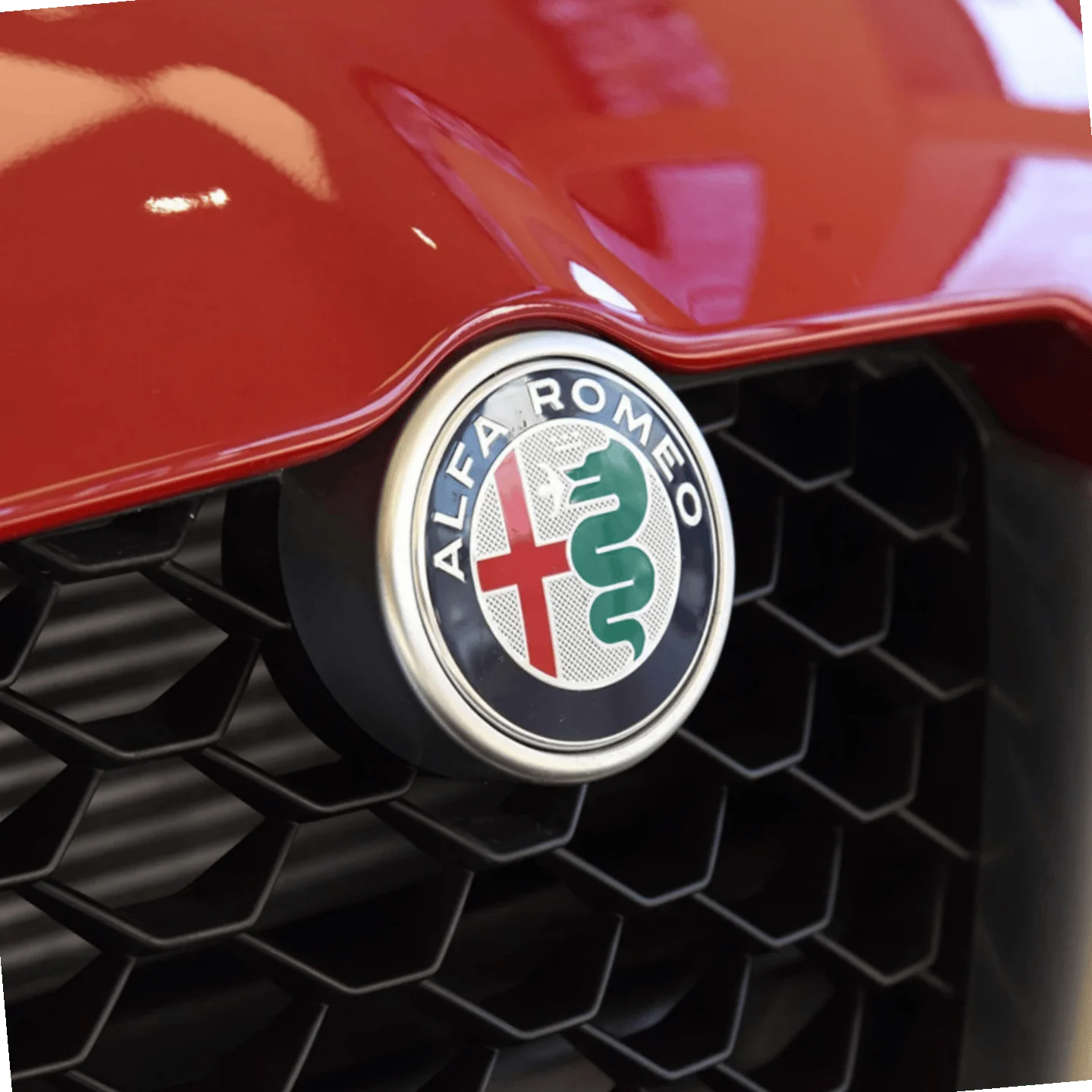 Alfa Romeo Giulietta GT Car Front Grill Emblem Covers & Colorful Interior Console Knob Stickers