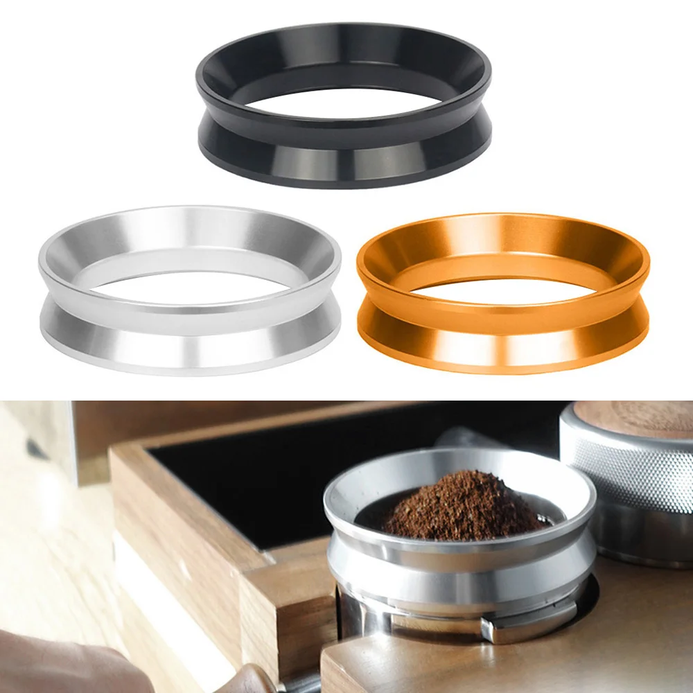 커피 도징 링 스테인리스 스틸 깔때기 58mm 포타필터 바리스타 도구, 에스프레소 머신 액세서리, 커피 바 용품