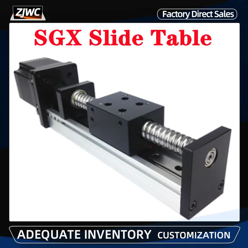 1204 1605 Ballscrews 1610 Ball Screws 50mm 100mm Sgx Single Linear Rail