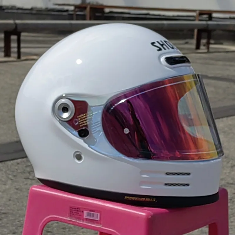 

SHOEI GLAMSTER Высокое качество ABS винтажный Японский Полнолицевой шлем. Защитный шлем для мотоцикла Harley