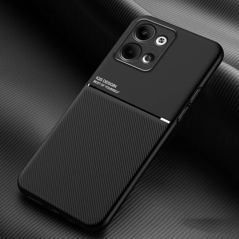 Per Oppo Reno 9 Pro Custodia Morbida Tpu Custodie Antiurto Per Oppo Reno 9 Pro + Plus Reno9 Cover Posteriore In Pelle Con Supporto Magnetico Per Auto