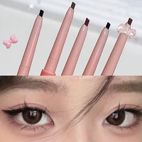 Silky Black Brown Eye Liner Pencil Waterproof Eyeliner Pen Natural Matte Eyeliner Long-lasting Easy To Color Eye Makeup Cosmetic 2
