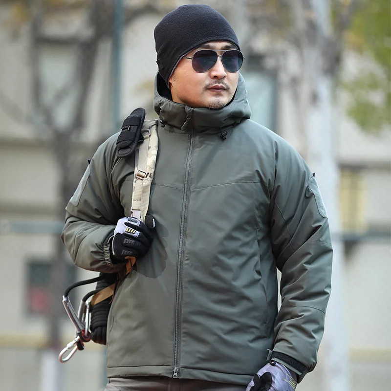 

Winter tactical cotton clothing lightweight cotton jacket cold suit windproof waterproof mountaineering ski jacket cotton jacket