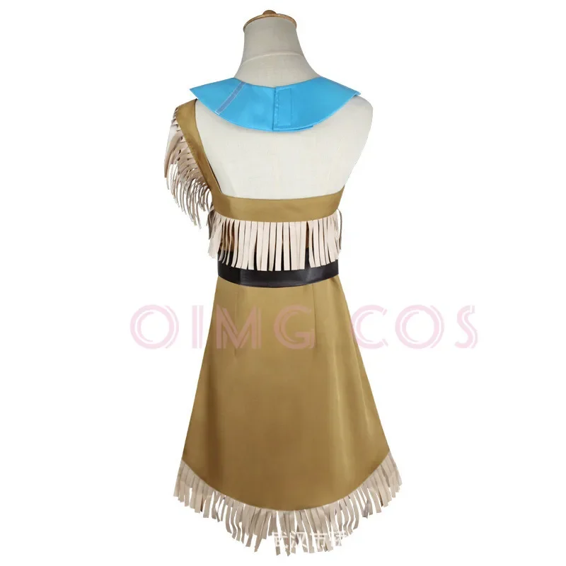 Pocahontas Costume Cosplay Carnevale Uniforme Halloween Anime Costumi da festa Gioco da donna in maschera - immagine 3