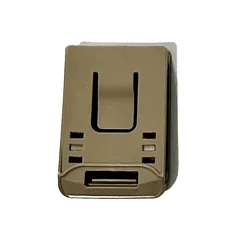 Tactical Gun Holster Mounting Attachment with Belt Loop Clips (Tan A)