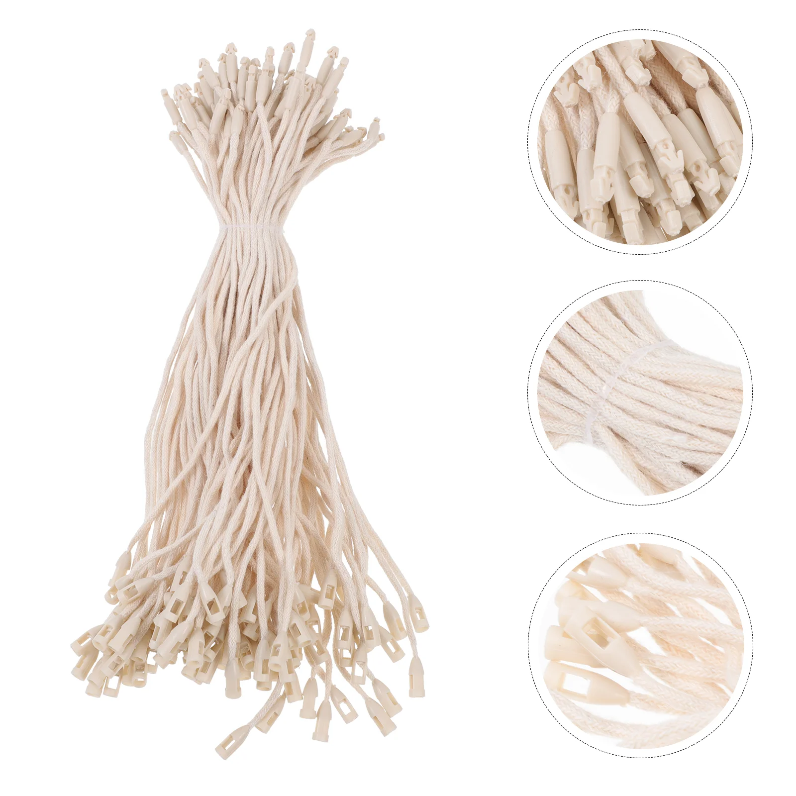 

1000pcs Price Tag Fasteners Clothing Price Tag Locks Cotton Tag Ties Decor