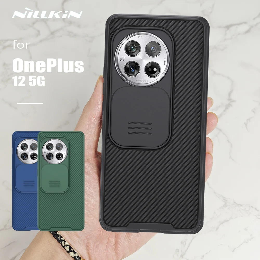 Per Oneplus 12 5G Custodia Nillkin Camshield Custodia Per Fotocamera A Scorrimento Ultrasottile Per Copriobiettivo One Plus 12 5G