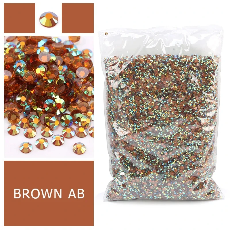 Vibrant Yellow Orange Resin Rhinestones - 2-5mm Flatback Glitter for Clothing and Nail Art Decoration