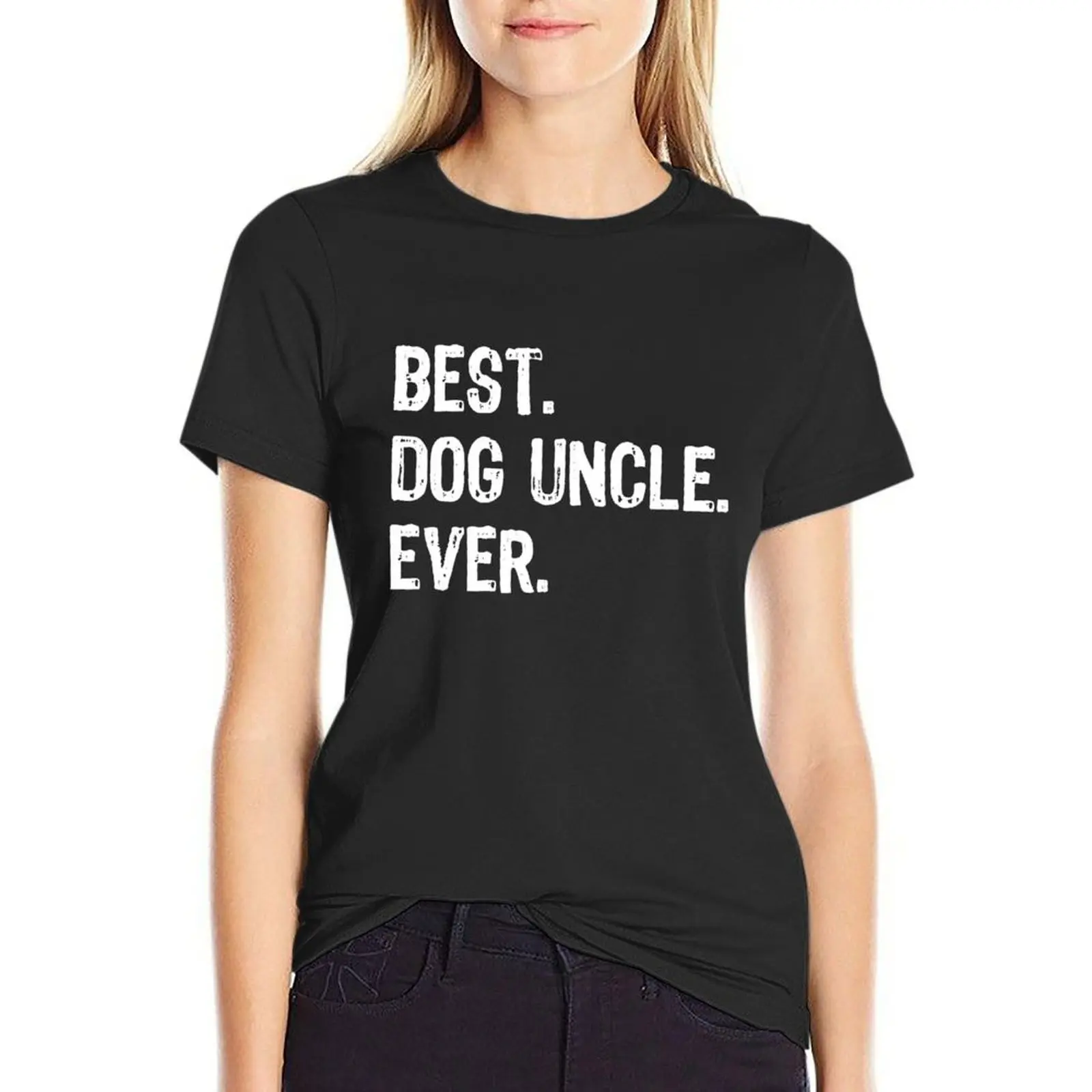 Best Dog Uncle Ever T-Shirt animal print shirt for girls funnys oversized t shirts for Women