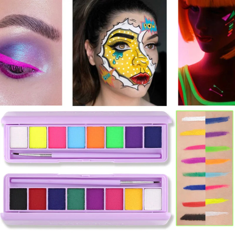 Water Activated Eyeliner UV Light Neon Pastels Eyeliner Pastel-Black Light  UV Reactive Eyeliner Glow in Dark Eye liner Pigment - AliExpress