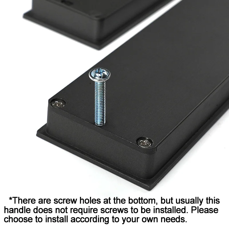 Black Gold Hidden Recessed Cabinet Long Handle 1pc Interior Sliding Door Bedroom Furniture Handle Hardware door handles cabinet handles