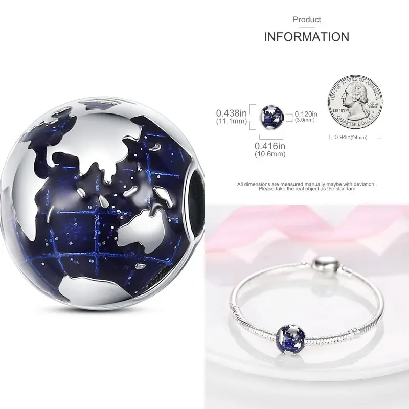 Silicone Spacer Beads 925 Sterling Silver Colorful Zircon Cat's Claw Charms Beads Fit Original Bracelet Fine DIY Jewelry - Image 2