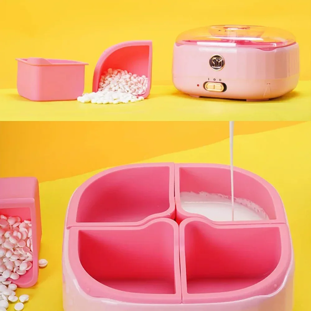 آلة العلاج بالشمع السيليكون سريعة التسخين، وعاء غي...