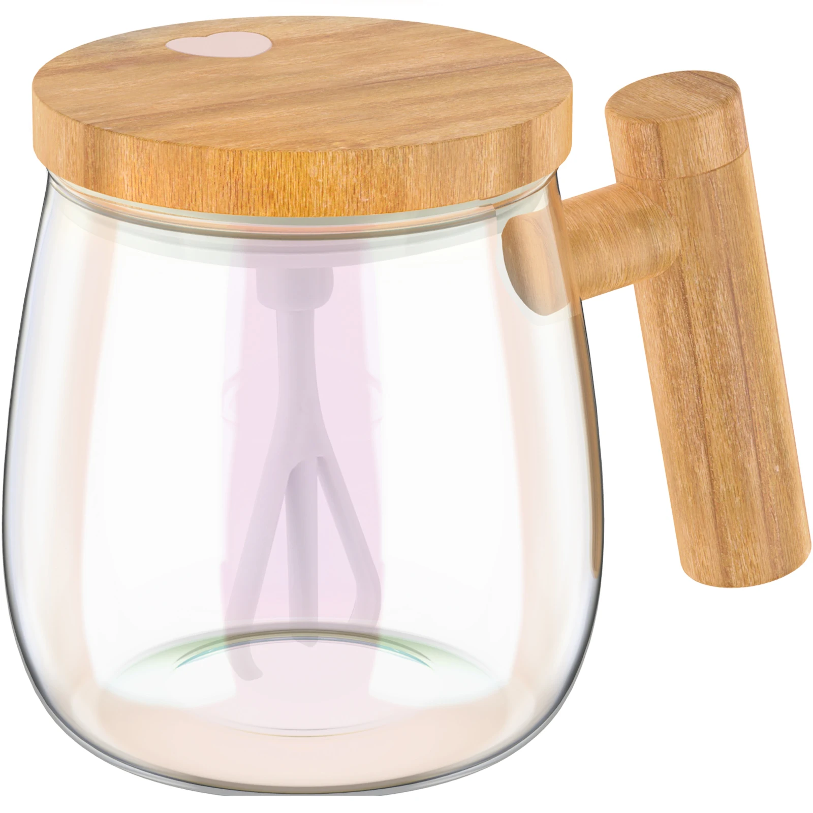 Automatic Self-Stirring 400ml Electric Mixing Mug, Waterproof Glass for Coffee & Protein Shakes