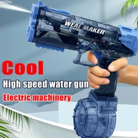 Fully Automatic Storage Gun Continuous Firing Electric Water Gun Summer Beach Outdoor Children Water Gun Large Capacity Toy Gift 1