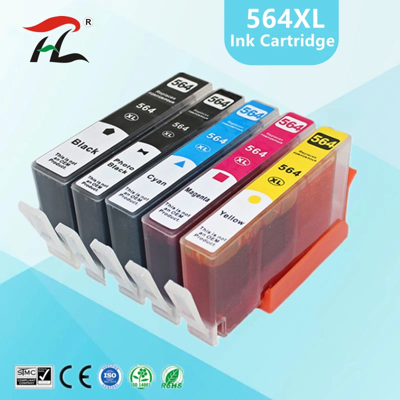 

Совместимость 564 чернильный картридж для hp 564XL для hp 564 Photosmart 5510/5511/5512/5514/5515/5520/5522/ 5525/6510/6512/6515 принтер