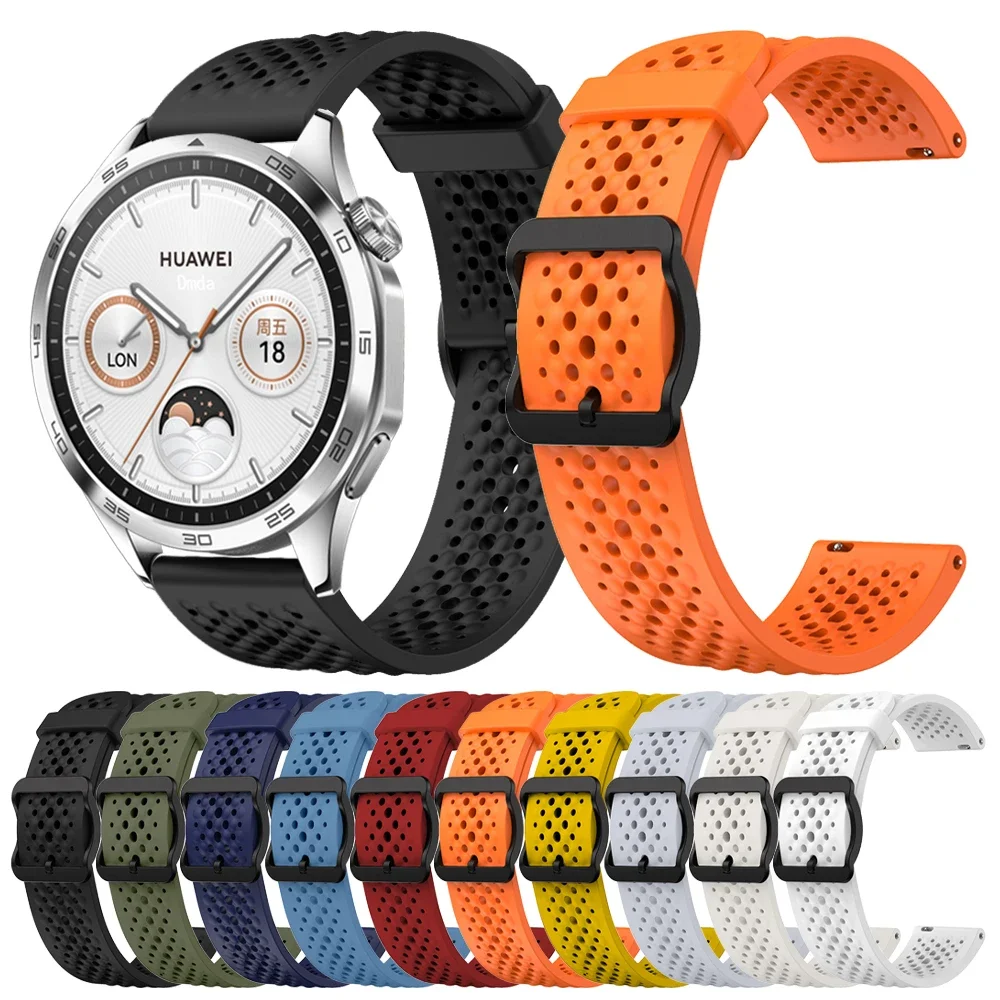 Premium 22mm Silicone Watch Strap - Versatile Replacement Bracelet