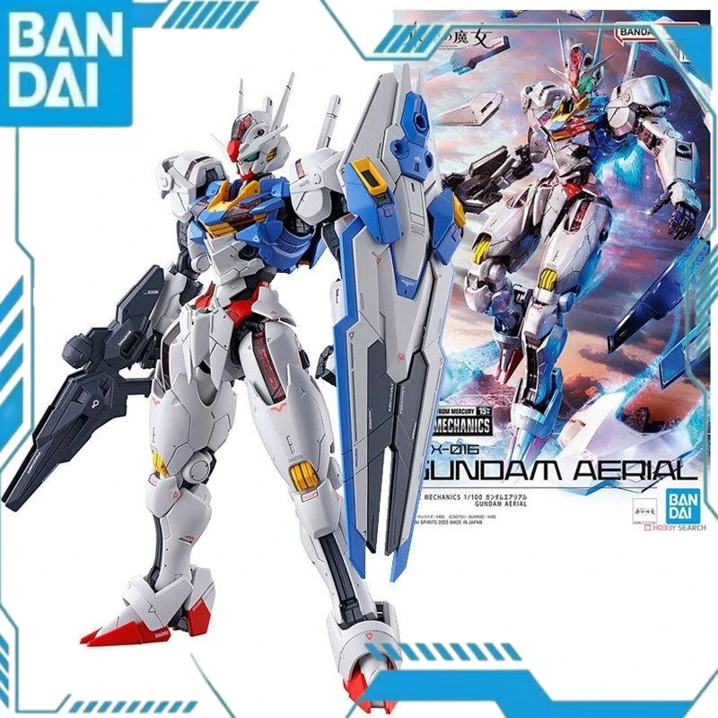 

Оригинальная фигурка Bandai Gundam с полной механикой 1/100, аниме ведьма из меркьюти, рандама, воздушная экшн-фигурка, Сборная модель, игрушка