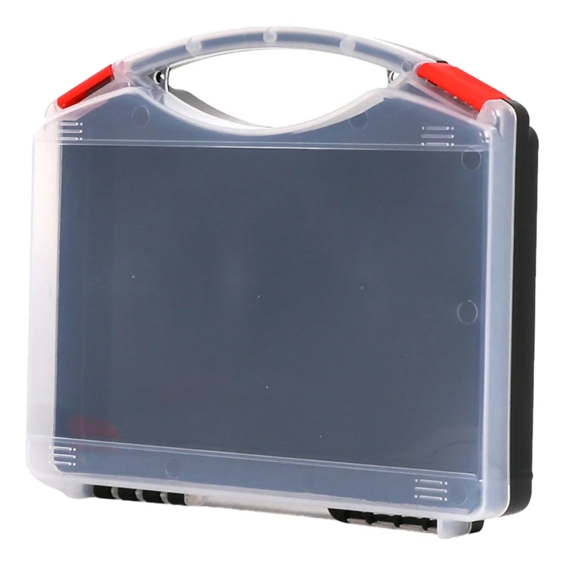Clear Lid Small Parts Case Box Portable Hardware Storage Container 3