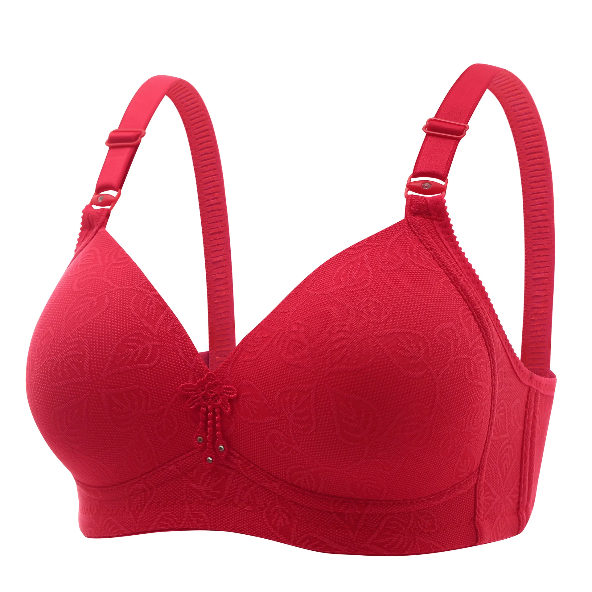 

New 36-46 B/C New Plus Size Sexy Push Up Bra Front Closure Solid Color Brassiere Wireless Bralette for Big Breast Seamless Bras