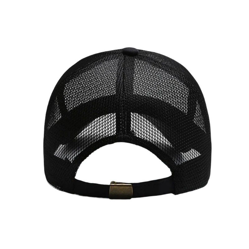 Breathable Mesh Cap Firm Rigorous Quick Dry UV Protection Sun Shade Cap for Camping Hiking Traveling Cycling Men Women Hats