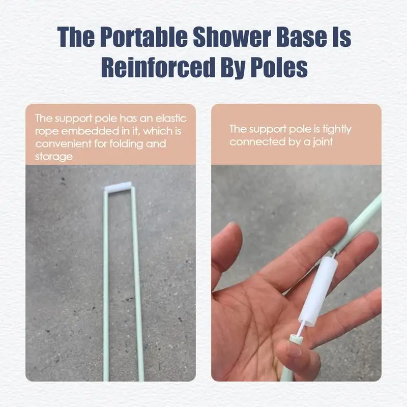 Camping Shower Pan Bathing Base For Backpacking Outdoor Bathing Basin Pan With Drain Hose For Wilderness Camping Temporary