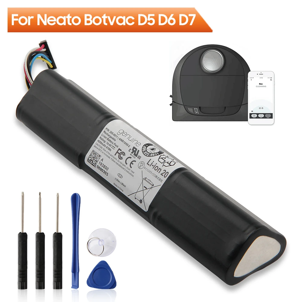 Original Replacement Battery Neato 205 0011 Neato Botvac D3 D4 D5 D6 D7