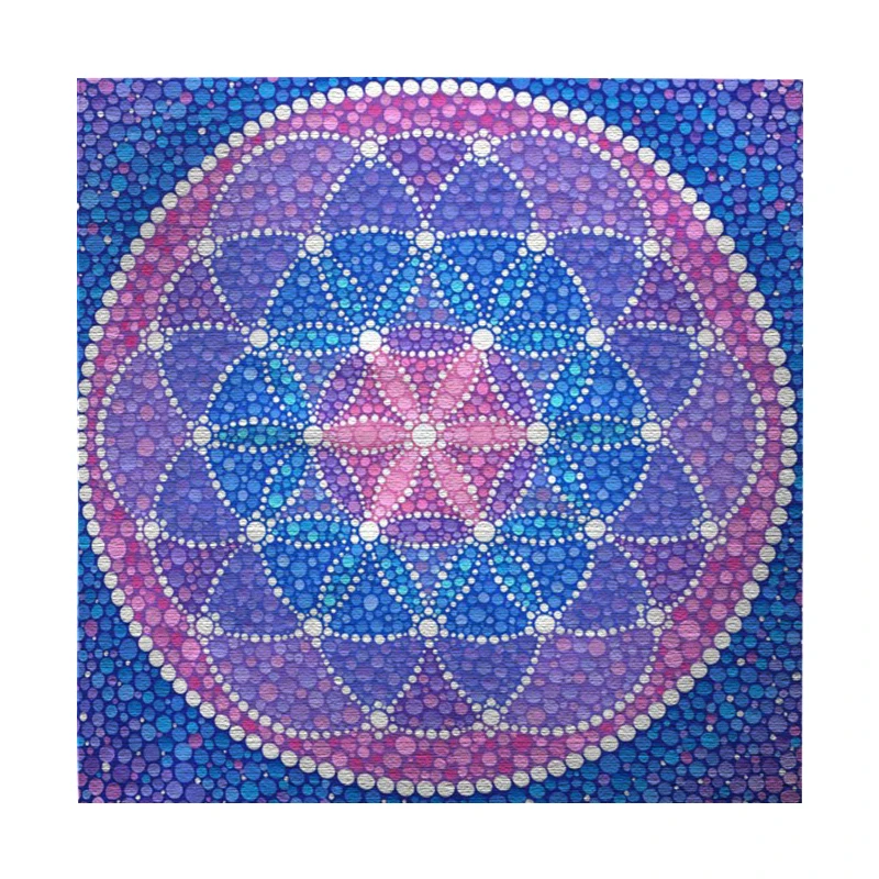 

Constellation Velvet Tarot Tablecloth Mandala Flower Of Life Pagan Witchcraft Altar Cloth Divination Oracle Card Pads Board Game