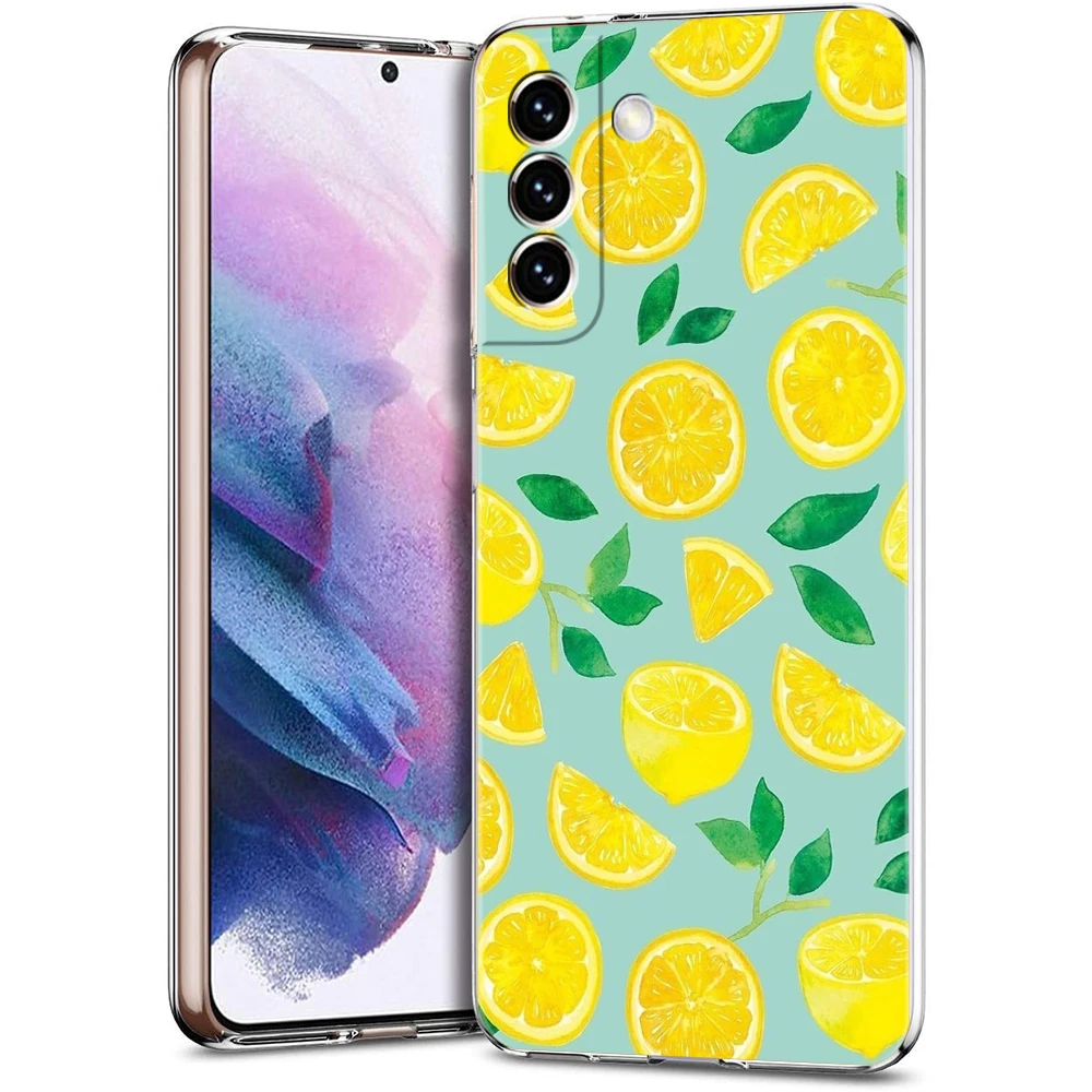 Mediterranean Lemon Transparent Phone Case