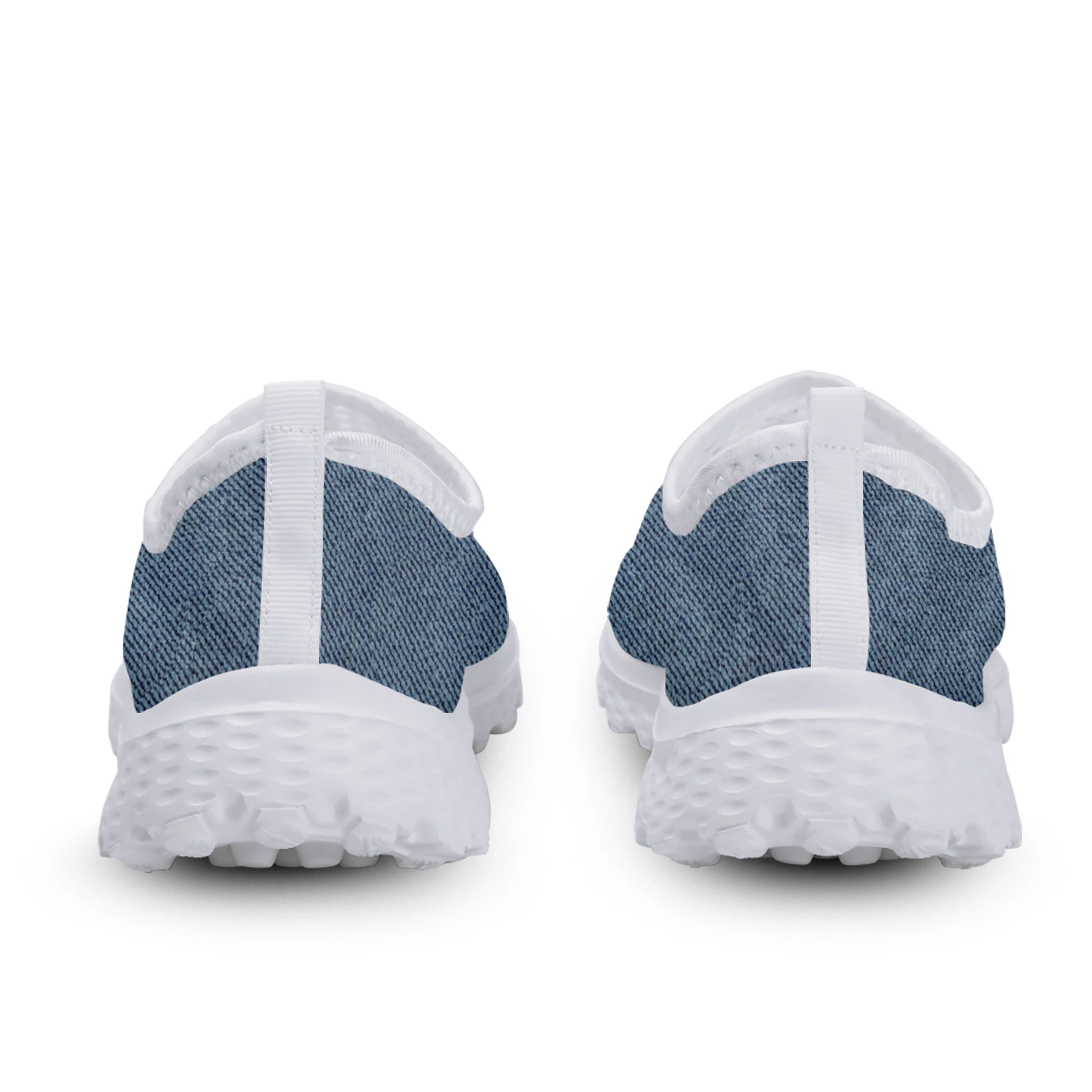 Cartoon Teeth Print Ladies Casual Slip On Dental Flats Comfortable Summer Breathable Mesh Shoes Zapatos Mujer