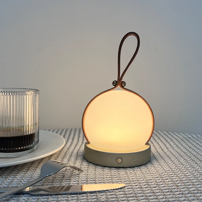 

Portable Rechargeable LED Decorative Cordless Lantern for Outdoor Restaurant Table Lighting