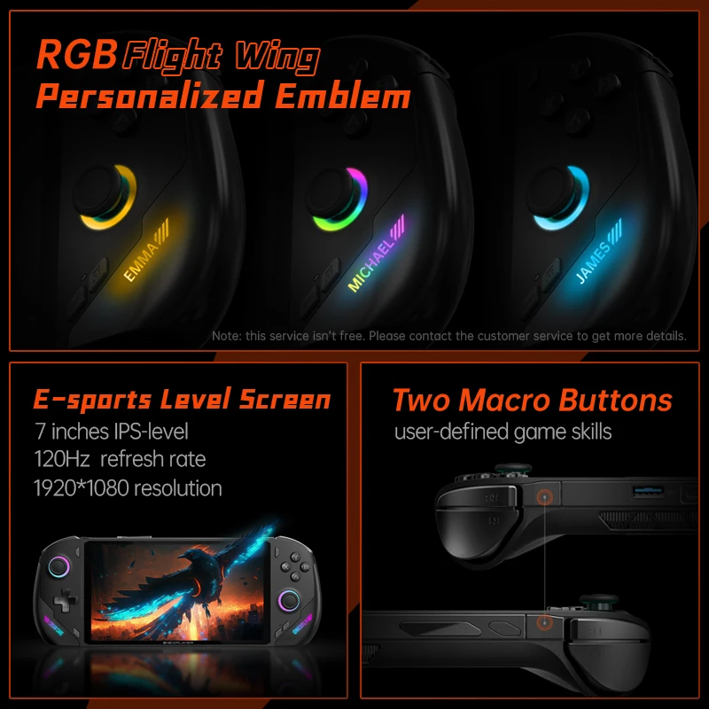 OneXPlayer ONEXFLY AMD 8840U PC Handheld Game Laptop 120Hz IPS