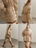 AMII Minimalist Duck Down Puffer Coat Women Winter 2025 Lightweight Stand Collar Lapel Warm Outerwear New Jackets 12344052 4