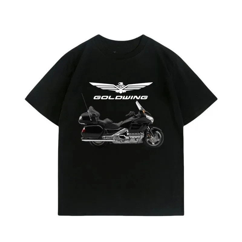 혼다 트렌디 핫 아이템 CBR650R 오토바이 개조 라이더 장비 미국산 헤비듀티 코튼 티셔츠 남성용 프린트 여름