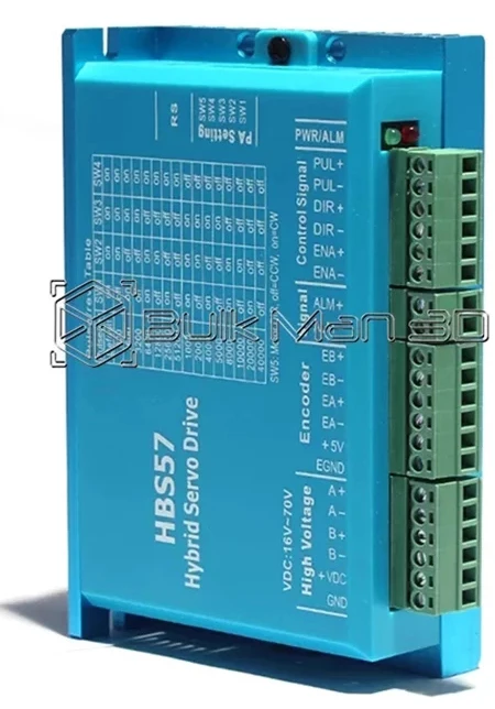 Description Picture 4 of item3N.M Close Loop Stepper Motors with HBS57 Stepper Motor Driver Shielded Wiring Cables for Workbee Ox CNC Router and 3D Printer
