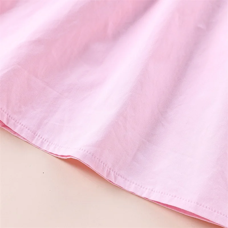 Girls' Valentine's Heart Print Ruffle Dress 5