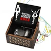 Theme Music Box Christmas Character Anime Movie Boy Toy Hand Crank Decoration Cartoon Wooden Jewelry Holiday Birthday Gift 5